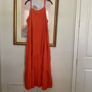 Orange sundress